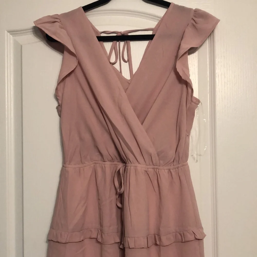 Pink Ruffle Dress- New without tags - Picture 2 of 10